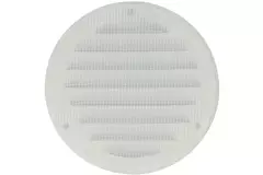Rejilla metálica de ventilación redonda Ø 160 mm blanco - MR160 - RAL9016