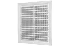 Rejilla de ventilación cuadrada con rejilla 250x250 blanco - VR2525