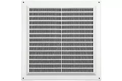 Rejilla de ventilación cuadrada con rejilla 250x250 blanco - VR2525
