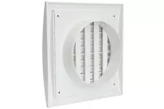 Rejilla de pared controlable de 190x190 de diámetro: 125 blanco - ND12R