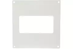 Brida mural rectangular de plástico 110x55 mm - KF