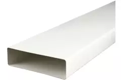 Rechthoekig kunststof ventilatiekanaal 220x90mm lengte= 1.5 meter - K29-1.5