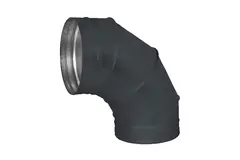 Codo helicoidal redondo 90º Ø 250 mm para tubos helicoidales - a medida RAL7016