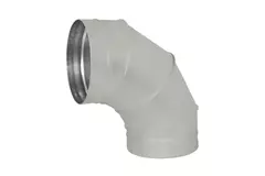 Codo helicoidal redondo 90º Ø 315 mm para tubos helicoidales - a medida RAL7035