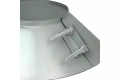 Collarín antilluvia Ø 200 mm - Collarín antilluvia para tubos helicoidales