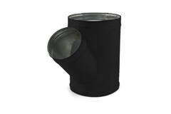 Spiro t-piece 160 mm diámetro 125 mm (45 grados) (sendz. galvanizado) RAL9005