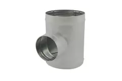 Spiro t-piece diámetro 180 mm - 150 mm (90 grados) (sendz. galvanizado) RAL7035