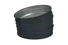 Ronde Spiro bocht 15° Ø 180mm - maatwerk RAL7016