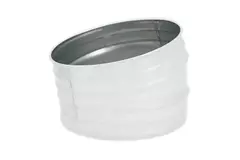 Ronde Spiro bocht 15° Ø 200mm - maatwerk RAL9010