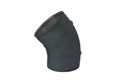 Spiro codo 100 mm 45 grados (sendz. zincado) RAL7016