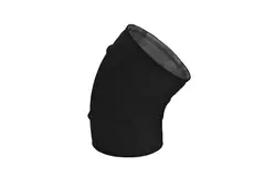 Spiro codo 100 mm 45 grados (sendz. zincado) RAL9005