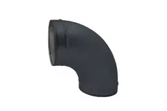 Codo helicoidal redondo 90º Ø 125 mm para tubos helicoidales - a medida RAL7016