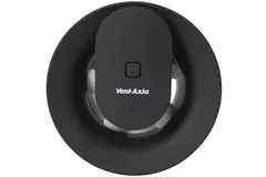 Extractor de baño Svara con temporizador, sensor de humedad y de luz, 100-125 mm (controlado por aplicación) NEGRO