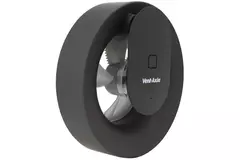 Extractor de baño Svara con temporizador, sensor de humedad y de luz, 100-125 mm (controlado por aplicación) NEGRO