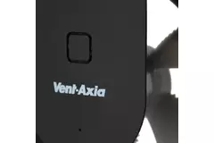 Extractor de baño Svara con temporizador, sensor de humedad y de luz, 100-125 mm (controlado por aplicación) NEGRO