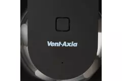 Extractor de baño Svara con temporizador, sensor de humedad y de luz, 100-125 mm (controlado por aplicación) NEGRO