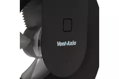 Extractor de baño Svara con temporizador, sensor de humedad y de luz, 100-125 mm (controlado por aplicación) NEGRO