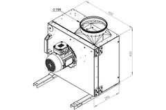 Extractor de caja gases de combustión F400 - MPS 225 D2 F4 30