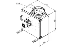 Extractor de caja gases de combustión F400 - MPS 355 D4 F4 30