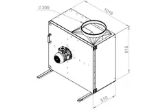 Extractor de caja gases de combustión F400 - MPS 500 D4 F4 30