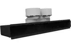 Colector de línea Vent-Axia Uniflexplus para conexión a techo o pared 2 x 90 mm de diámetro