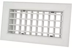 Rejilla Vent-Axia Uniflexplus con lamas ajustables 200x100 para colector de pared