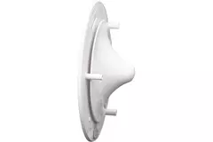 Válvula de suministro y extracción regulable 125 mm de acero inoxidable Vent-Axia - blanco