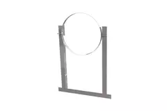 Soporte de techo de aluminio para tubo helicoidal de 125 mm de diámetro