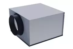 Difusor de techo perforado y ajustable para suministro 594x594 - plenum con aislamiento con conexión lateral Ø 160 mm
