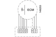 Extractor de caja flujo de aire exterior del motor - MPC 355 EC T30