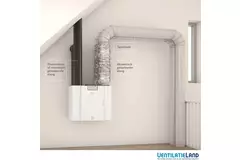 Unidad de pared Ubbink Ventilación mecánica con recuperación de calor Ubiflux Vigor W600 4/0 derecha