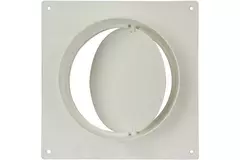 Placa de pared redonda de plástico con válvula de retención de 150 mm de diámetro - AFV150
