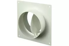 Placa de pared redonda de plástico con válvula de retención de 150 mm de diámetro - AFV150