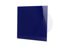 Air Roxy extractor de baño con diámetro de conexión 125 mm - panel de plástico azul