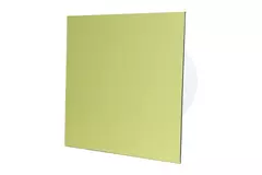 Air Roxy extractor de baño diámetro de conexión de 100 mm con inicio retardado y temporizador - frontal de aluminio dorado