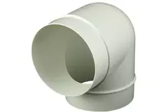 Plástico redondo curvado a 90° diámetro: 150 mm AL150-90