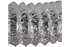 Aludec 100 mm tubo flexible sin aislamiento - 1 m