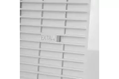 Europlast extractor de baño Ø 100 mm Blanco con trampilla de cierre automático - lujo X100Z