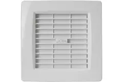 Europlast extractor de baño Ø 100 mm Blanco con trampilla de cierre automático - lujo X100Z