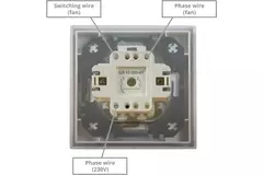 Europlast recuperador de calor descentralizado 125 mm con interruptor