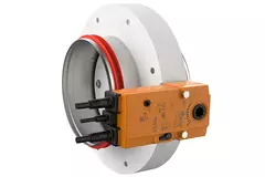 Compuerta cortafuegos redonda compacta 100 mm servomotor 24V - E-FDC DD M24 D100