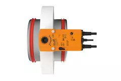 Compuerta cortafuegos redonda compacta 500 mm actuador 24V - E-FDC DD M24 D500