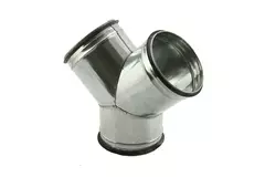 Pieza en Y 45º Ø 200 mm - Ø 160 mm para tubos helicoidales