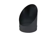 Tubo difusor diámetro 100 mm 45 grados (Sendz. Verz.) RAL7016
