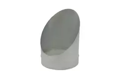 Tubo difusor diámetro 100 mm 45 grados (Sendz. Verz.) RAL7035