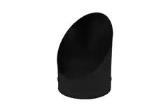 Tubo difusor diámetro 100 mm 45 grados (Sendz. Verz.) RAL9005