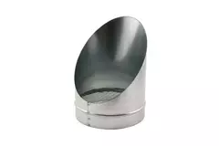 Rejilla para tubo 45º con tela metálica diámetro: 100 mm