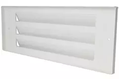 Rejilla de pared exterior de montaje en superficie 300mm x 100 mm BLANCO