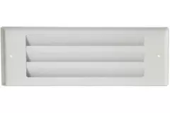 Rejilla de pared exterior de montaje en superficie 300mm x 100 mm BLANCO