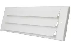Rejilla de pared exterior de montaje en superficie 300mm x 100 mm BLANCO